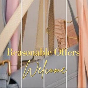 Reasonable offers welcome